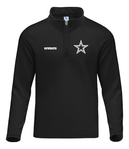 Sudadera Cierre 1/4 Cowboys De Dallas Vaqueros Mod. 01