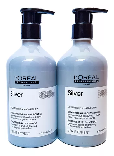 L'Oréal Serie Expert Silver Champú Para Pelo Blanco/Gris 500ml