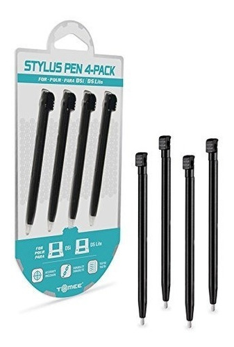 Juego De Lapiz Stylus Para Dsi / Ds Lite Negro 4pack