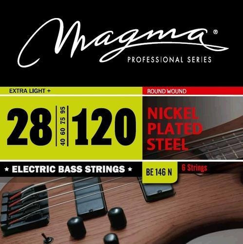 Cuerdas Bajo Magma 6 Cuerdas. Nickel P/steel 028 Cba 