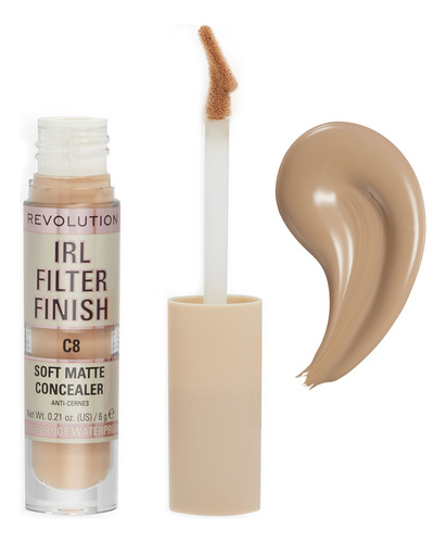 Corrector Líquido Irl Finish Matte Revolution Waterproof 6g