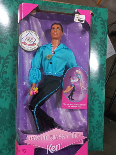 Barbie Ken 1997 Olympic Skater Superstar 80 90 Antiga