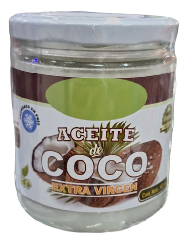 Aceite De Coco 500 Ml Extravirgen Organico 