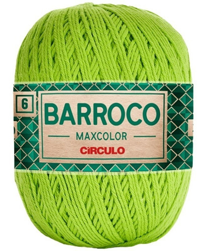 1 Novelo Barbante Barroco Para Sousplat Nº6 200g - Circulo Cor 5203-GRENEERY