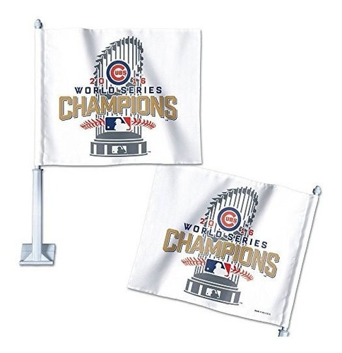 Bandera De Coche Chicago Cubs 2016 Champions