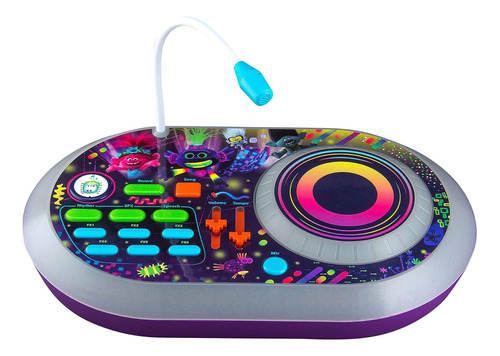 Ekids Trolls World Tour Dj Trollex Mixer Turntable Toy Para