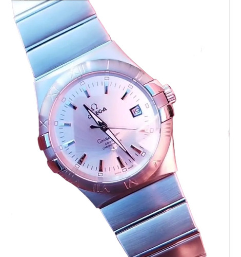 Reloj Compatible Con No Omega Constellation Steel (Reacondicionado)