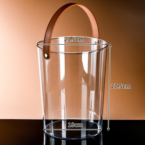 Cubo De Hielo Bebidas Enfriador Bin Transparente Para B