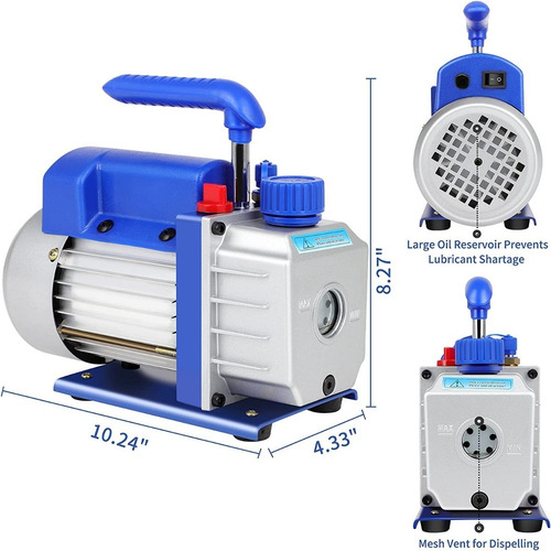 Bomba De Vacio Refrigeracion 2 Cfm