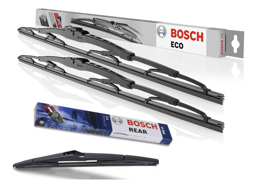 Escobillas Limpiarabrisas X3 Bosch Duster Oroch Oct11/dic17