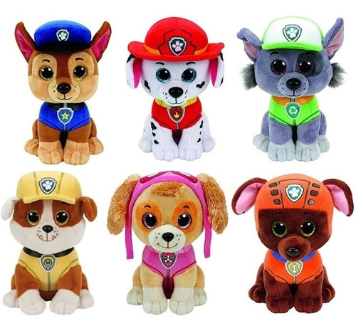 Peluche Paw Patrol - Patrulla Canina - 17cm