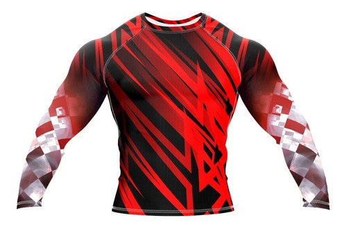 Doxe Jersey Playera Slim Fit Rojo Deporte Extremo Lineas 