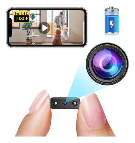 Cámara De Seguridad Hd1080p Con Wifi Inalámbrico Y Batería R