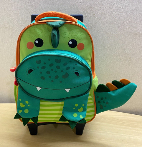Mochila escolar Nova Rio IN2304-R color dino
