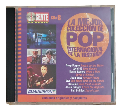 La Mejor Colección Pop Revista Gente Lote 9 Cds Estándar (Usado)