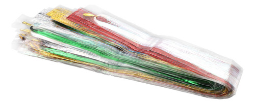 Kit Hair Tinsel Strand, 12 Peças De Extensões Coloridas E Br