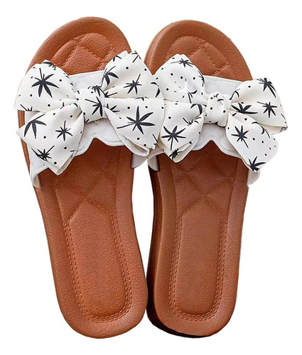 Sandalias Con Nudo De Mariposa Para Mujerzapatos De Playa