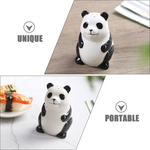 Pimentero Portátil, Tarro De Sal De Cocina, Adorable Panda