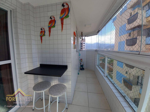 Imagem 1 de 14 de Apartamento Com 1 Dormitório À Venda, 42 M² Por R$ 245.000,00 - Caiçara - Praia Grande/sp - Ap3097