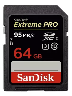 Sandisk Extreme Pro 64gb Sd U3 Clase 10 - Sellada En Blister