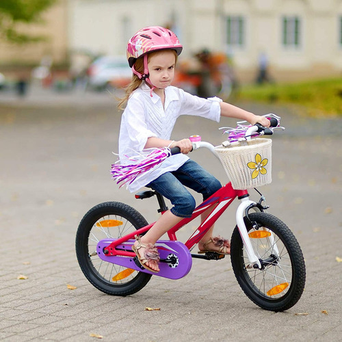 Cesta De Bicicleta Para Niños, Timbre De Bicicleta, Borla, K