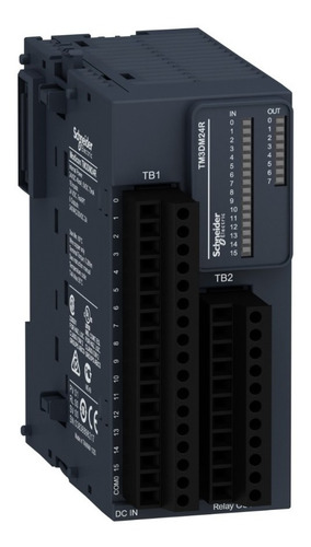 Módulo Tm3dm24r Schneider 24 I/o (sink-source/ Relé) Modicon