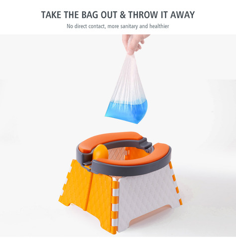 Inodoro Plegable Trainer, Orinal De Viaje, Asiento De Inodor