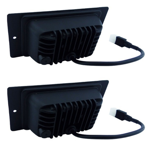 Neblinero Rectangular De 4 Led Con 40wt, Par Dua Color