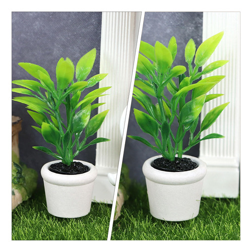 Minicasa De Bonsái Artificial Con Decoración De Casa En Mace