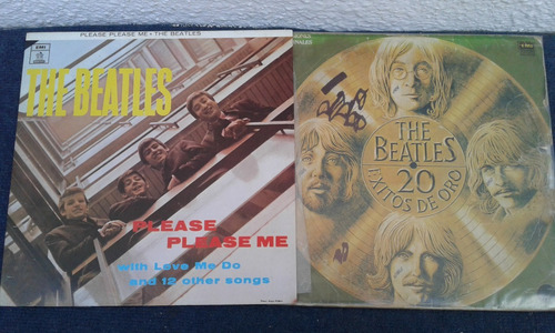 2 Discos De Vinilo De The Beatles.