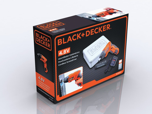 Atornillador Inalámbrico 4.8v 10 Accs Black+decker Kc4815tb Color Naranja oscuro Frecuencia 1