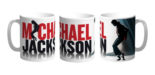 Taza Personalizada Michael Jackson En Plastico Estampada #2