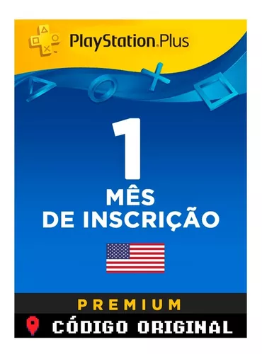 Cartao Psn Plus Deluxe 1 Mes Assinatura Brasil Gift Card