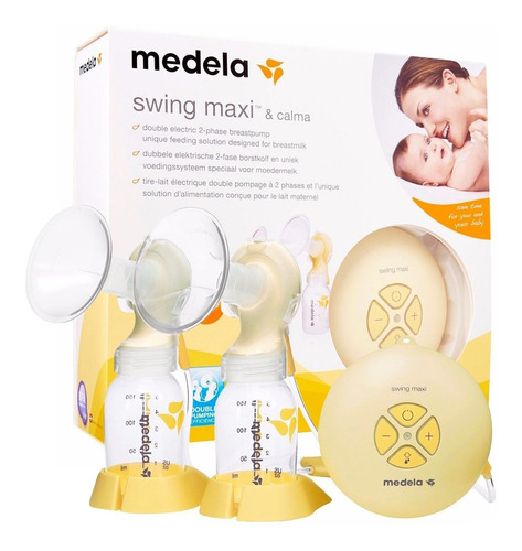 Extrator Bomba De Leite Elétrico Medela Swing Maxi Dupla