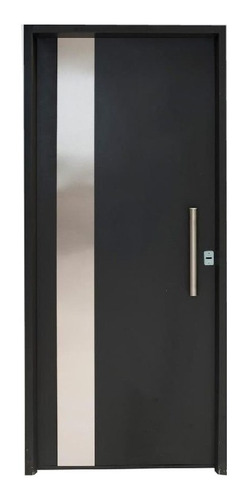 Puerta Chapa Hierromas M205 Aplique Acero Abershop