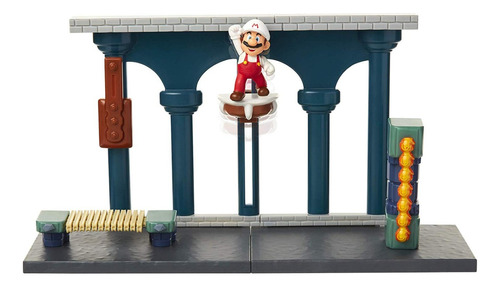 Playset Super Mario Lava Castle Juguete Original     