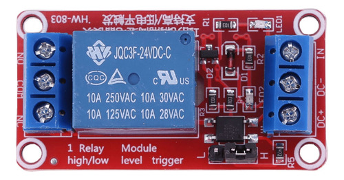 Relé De Activación De Nivel Alto Y Bajo De 1 Canal, 24 V Con
