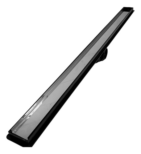 Ralo Linear 80cm Banheiro Oculto Piso Cocho Preto