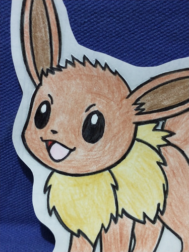 Sticker Casero Eevee Pokémon Bootleg (Usado)