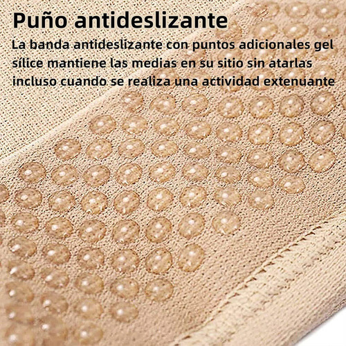 Calcetas Medias D Compresión Mujer Con Diseño Antideslizante