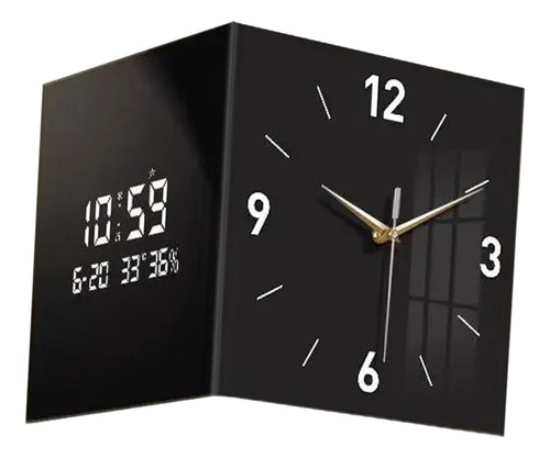 Reloj De Esquina Reloj De Doble Cara Decorativa 26cmx26cm