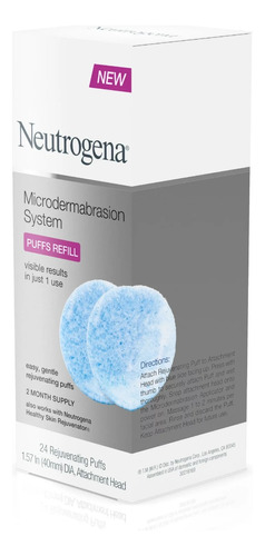Neutrogena Microdermoabrasion  Contiene 24 Puffs Repuestos