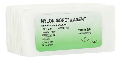 .. 24 Unidades/juego De Sutura De Aguja De Nylon For Sutura