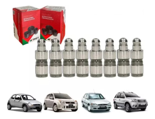 Kit 8 Botador Hidraulico Imet 1089828 Ford Ka 1.6 8v Zetec