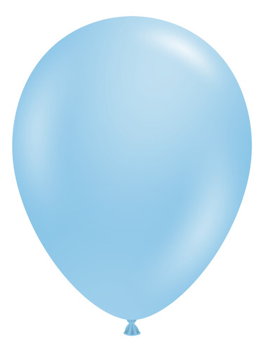 Tuftex Balloons Globos Premiun De Látex Baby Blue  R5