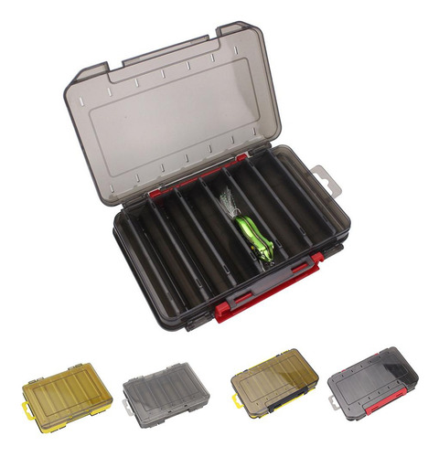 Pesca Calamares Jig Caja De Amarillo 12 Compartimientos
