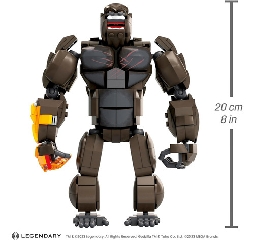 Mega Godzilla X Kong The New Empire Building Set Action F...