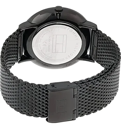 Reloj Tommy Hilfiger 1791507 Diseño Negro Acero Inoxidable
