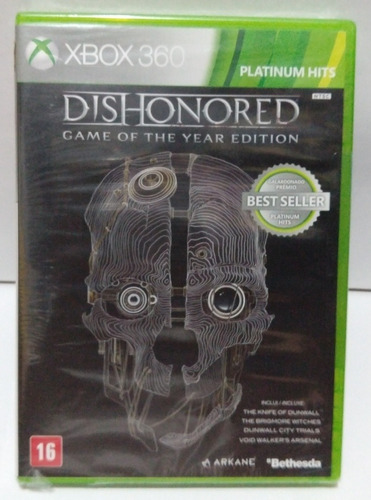 Dishonored Game Of The Year Edition Para Xbox 360 Fisico