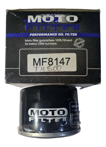 Filtro De Aceite Moto Filter Yamaha T-max500**